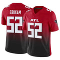 A.Falcons #52 Samson Ebukam Player Red Vapor F.U.S.E. Limited Home Game Ldoa Stitched Jerseys