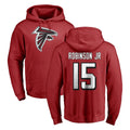 A.Falcons #15 Brian Robinson Player Red Pullover Hoodies Home Game Ldoa Stitched Jerseys