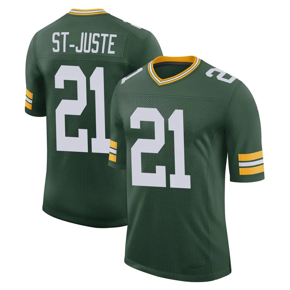 GB.Packers #21 Benjamin St-Juste Player Green Limited Classic Home Game Ldoa Stitched Jerseys