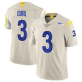 LA.Rams #3 Kam Curl Player Bone Limited Vapor Home Game Ldoa Stitched Jerseys