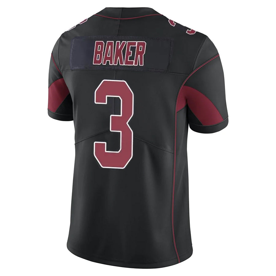 A.Cardinals #3 Budda Baker Player Black Limited Elite Home Game Ldoa Stitched Jerseys