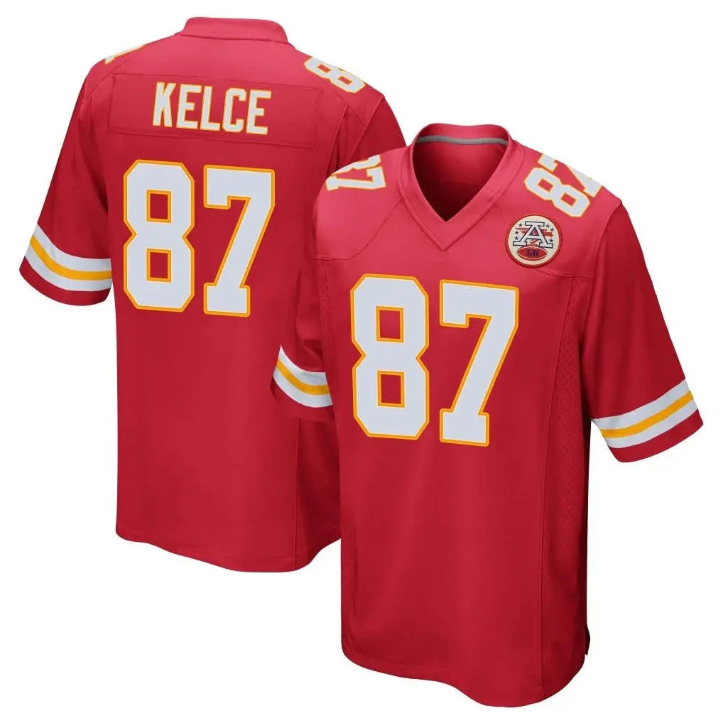 KC.Chiefs #87 Travis Kelce Player Red Home Game Ldoa Stitched Jerseys