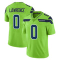 S.Seahawks #0 DeMarcus Lawrence Player Green Limited Color Rush Home Game Ldoa Stitched Jerseys