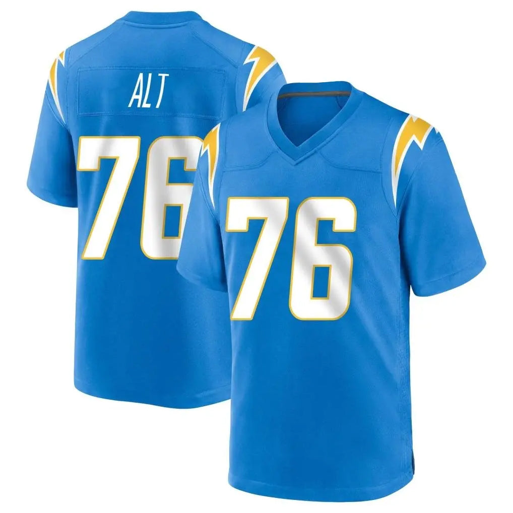 LA.Chargers #76 Joe Alt Player Blue Home Game Ldoa Stitched Jerseys