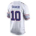 B.Bills #10 Khalil Shakir Player White Alternate Home Game Ldoa Stitched Jerseys