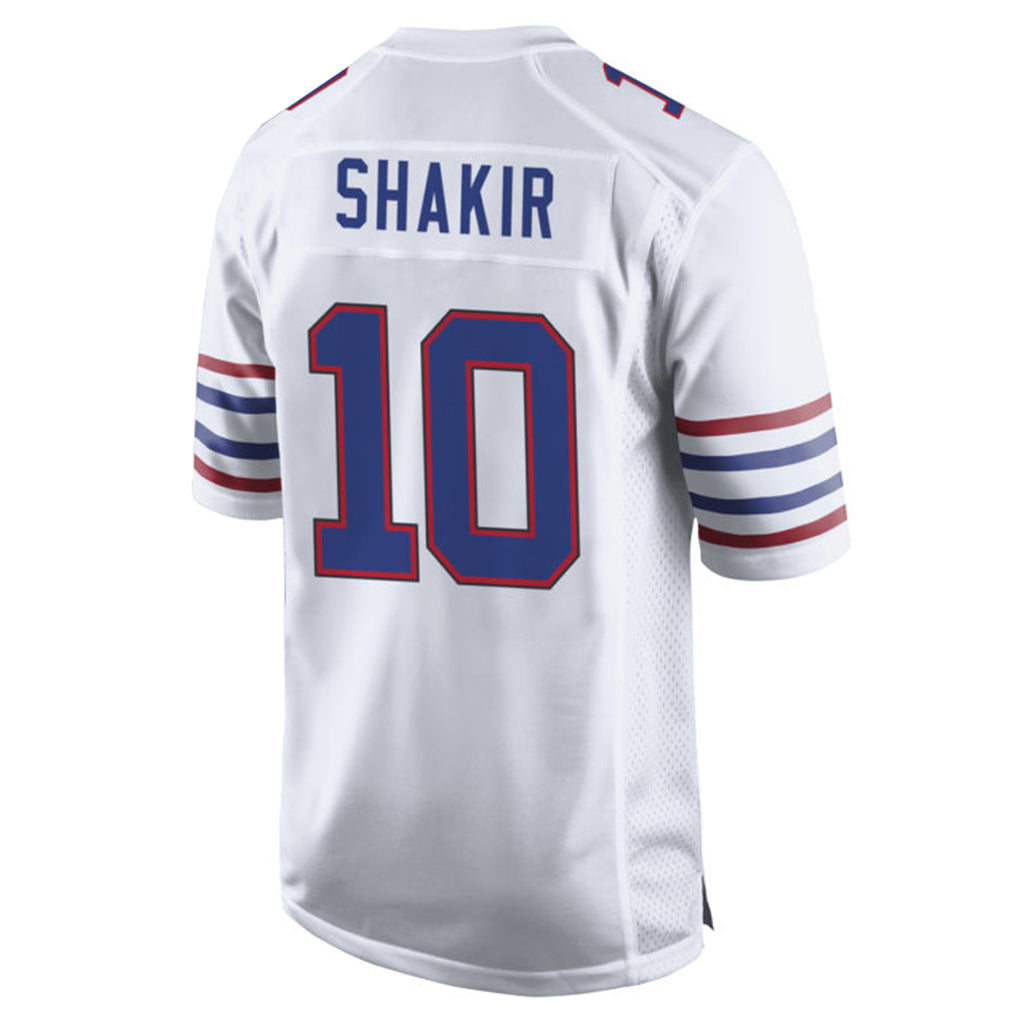 B.Bills #10 Khalil Shakir Player White Alternate Home Game Ldoa Stitched Jerseys