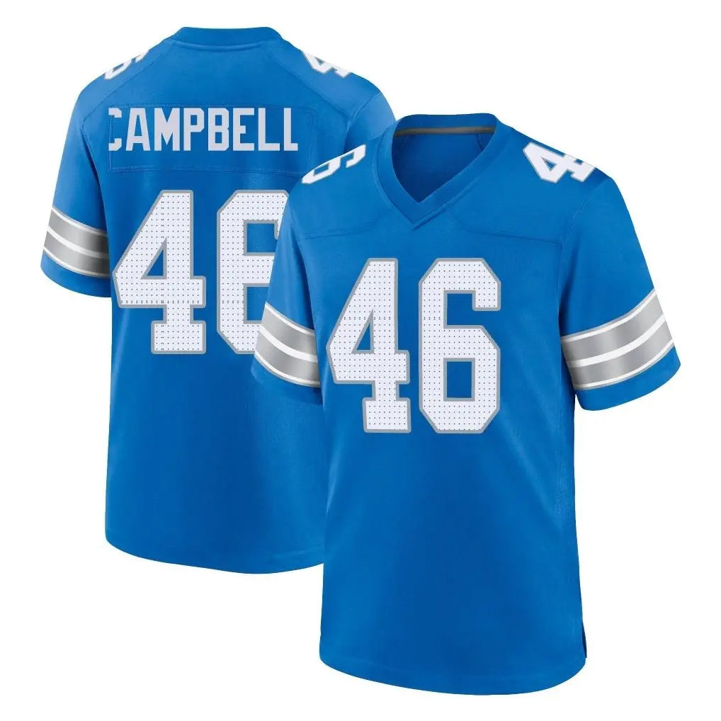 D.Lions #46 Jack Campbell Player Blue Alternate Home Game Ldoa Stitched Jerseys