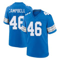 D.Lions #46 Jack Campbell Player Blue Alternate Home Game Ldoa Stitched Jerseys