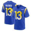 LA.Rams #13 Kurt Warner Player Royal Retired Limited Ldoa Stitched Jerseys