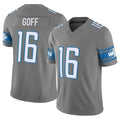 D.Lions #16 Jared Goff Player Gray Vapor F.U.S.E. Limited Home Game Ldoa Stitched Jerseys