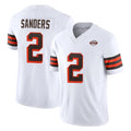 C.Browns #2 Shedeur Sanders Player White Limited Vapor F.U.S.E. Alternate Game Ldoa Stitched Jerseys
