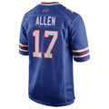 B.Bills #17 Josh Allen Player Royal Home Game Ldoa Stitched Jerseys
