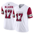 W.Commanders #17 Terry Mclaurin Player White Vapor F.U.S.E. Limited Home Game Ldoa Stitched Jerseys