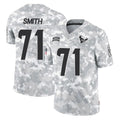 H.Texans #71 Braden Smith Player Arctic Camo Salute To Service Limited Game Ldoa Stitched Jerseys