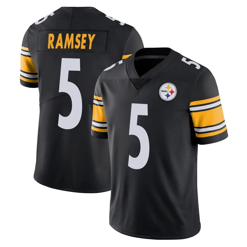 P.Steelers #5 Jalen Ramsey Player Black Limited Vapor Untouchable Home Game Ldoa Stitched Jerseys