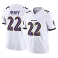 B.Ravens #22 Derrick Henry Player White Limited Home Game Ldoa Stitched Jerseys