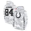 IN.Colts #84 Tyler Warren Player Arctic Camo Salute to Service Hoodies Limited Game Ldoa Stitched Jerseys