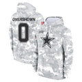D.Cowboys #0 DeMarvion Overshown Player Arctic Camo Salute to Service Hoodies Limited Game Ldoa Stitched Jerseys