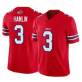 B.Bills #3 Damar Hamlin Player Red Vapor F.U.S.E. Jersey Limited Home Game Ldoa Stitched Jerseys