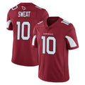 A.Cardinals #10 Josh Sweat Player Cardinal Vapor Limited Home Game  Ldoa Stitched Jerseys
