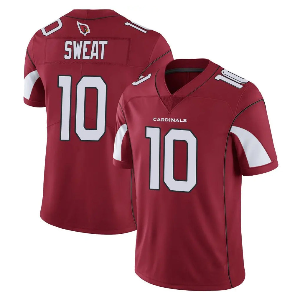 A.Cardinals #10 Josh Sweat Player Cardinal Vapor Limited Home Game  Ldoa Stitched Jerseys