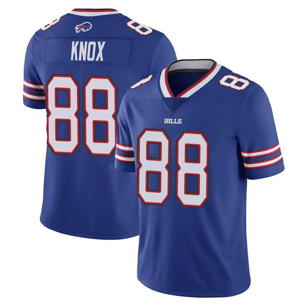 B.Bills #88 Dawson Knox Player Royal Vapor Untouchable Limited Ldoa Stitched Jerseys
