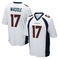 D.Broncos #17 Jaylen Waddle Player White Game Ldoa Stitched Jerseys