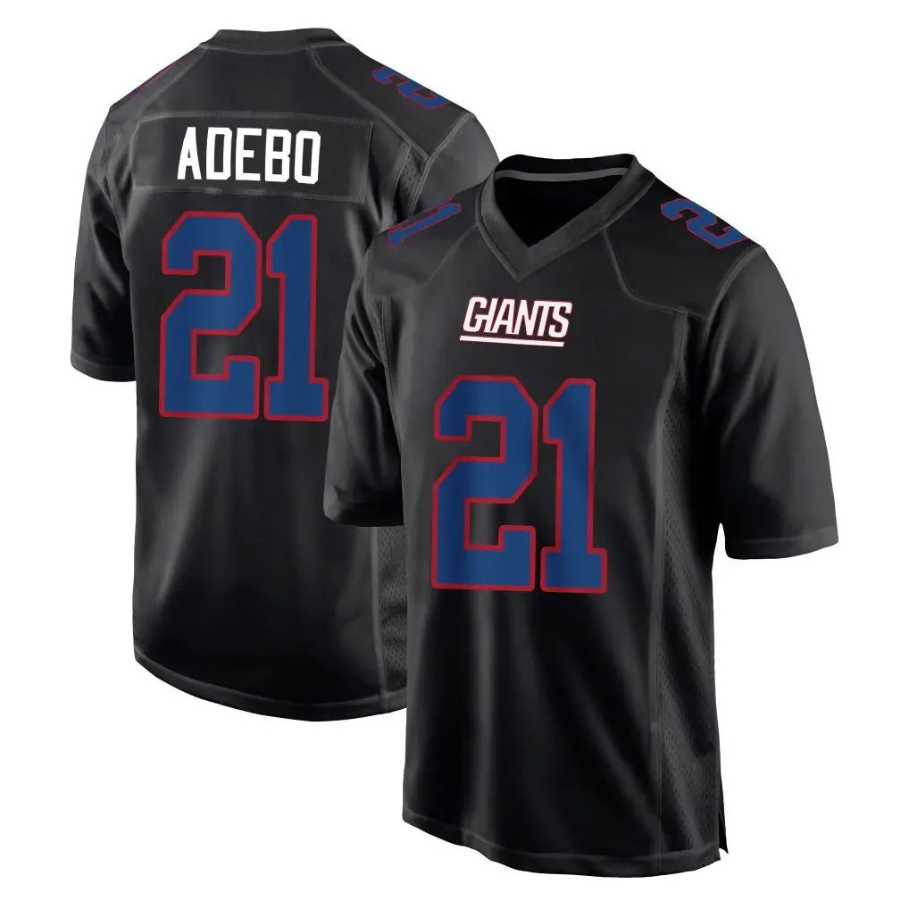 NY.Giants #21 Paulson Adebo Player Carbon Fashion Limited Home Game Ldoa Stitched Jerseys