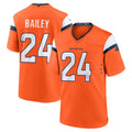 D.Broncos #24 Champ Bailey Player Orange Home Game Ldoa Stitched Jerseys
