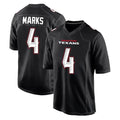 H.Texans #4 Woody Marks Player Carbon Black Fashion Home Game Ldoa Stitched Jerseys