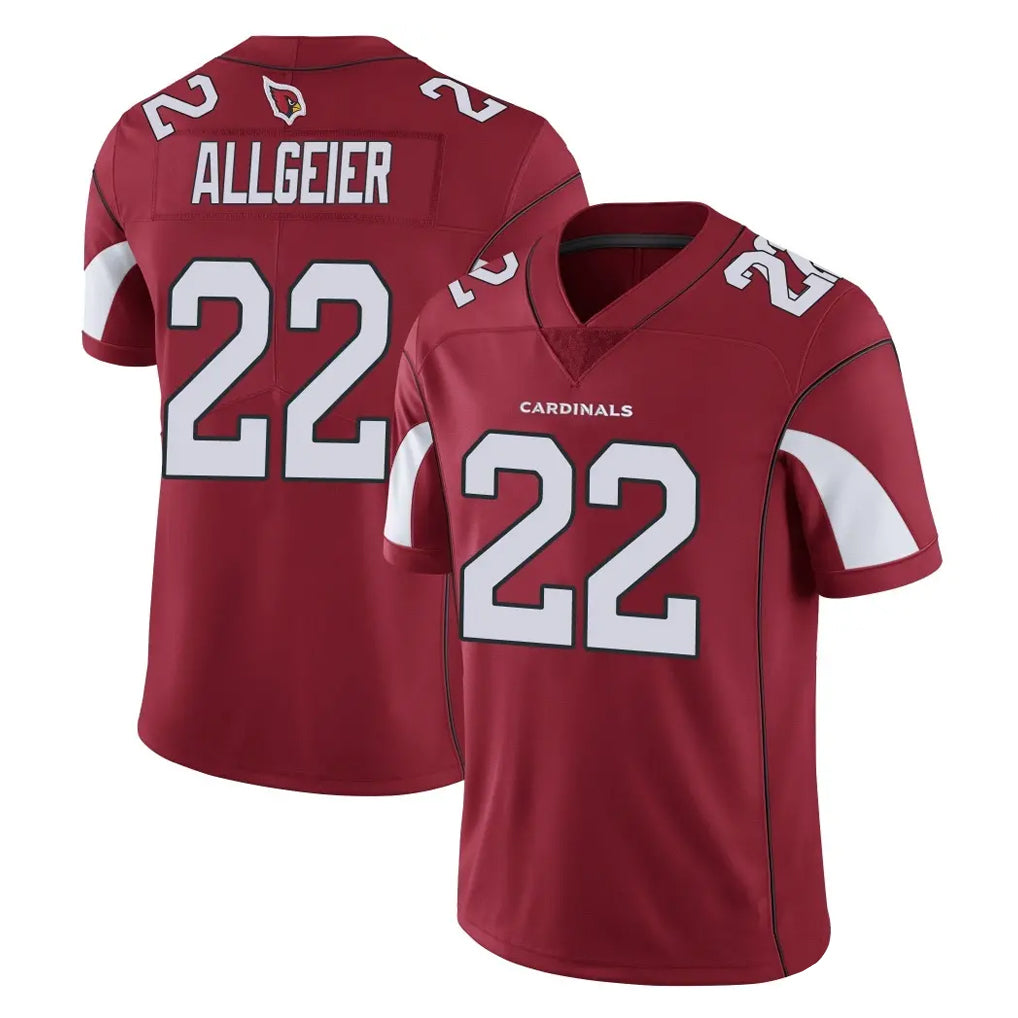 A.Cardinals #22 Tyler Allgeier Player Cardinal Vapor Limited Home Game  Ldoa Stitched Jerseys