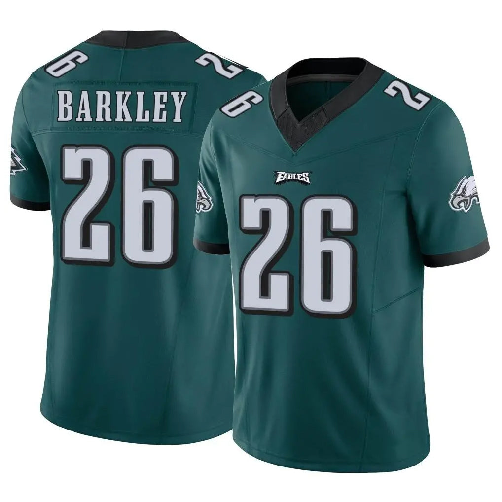 P.Eagles #26 Saquon Barkley Player Team Color Green Limited Vapor F.U.S.E. Home Game Ldoa Stitched Jerseys
