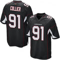 A.Cardinals #91 L.J. Collier Player Black Game Ldoa Stitched Jerseys