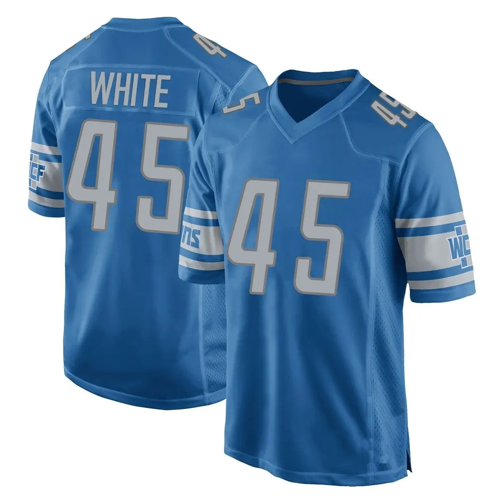 D.Lions #45 Devin White Player Blue Home Game Ldoa Stitched Jerseys