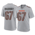 C.Bears #67 Garrett Bradbury Player Gray Atmosphere Fashion Game Ldoa Stitched Jerseys