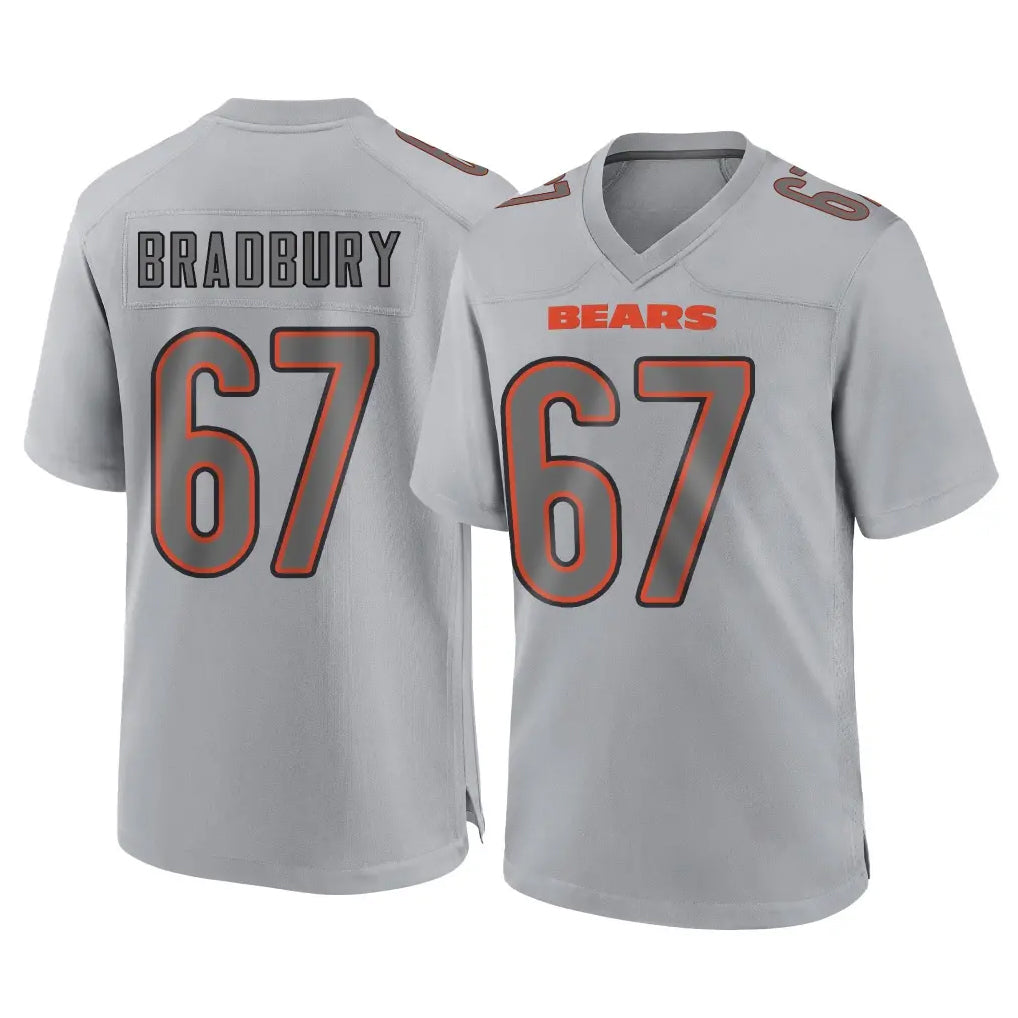 C.Bears #67 Garrett Bradbury Player Gray Atmosphere Fashion Game Ldoa Stitched Jerseys
