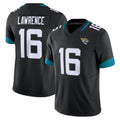 J.Jaguars #16 Trevor Lawrence Player Black Vapor F.U.S.E. Limited Home Game Ldoa Stitched Jerseys