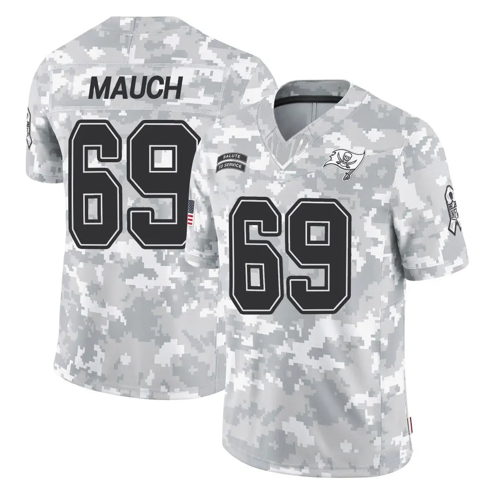 TB.Buccaneers #69 Cody Mauch Player Arctic Camo Limited Salute To Service Home Game Ldoa Stitched Jerseys