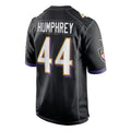 B.Ravens #44 Marlon Humphrey Player Black Alternate Home Game Ldoa Stitched Jerseys