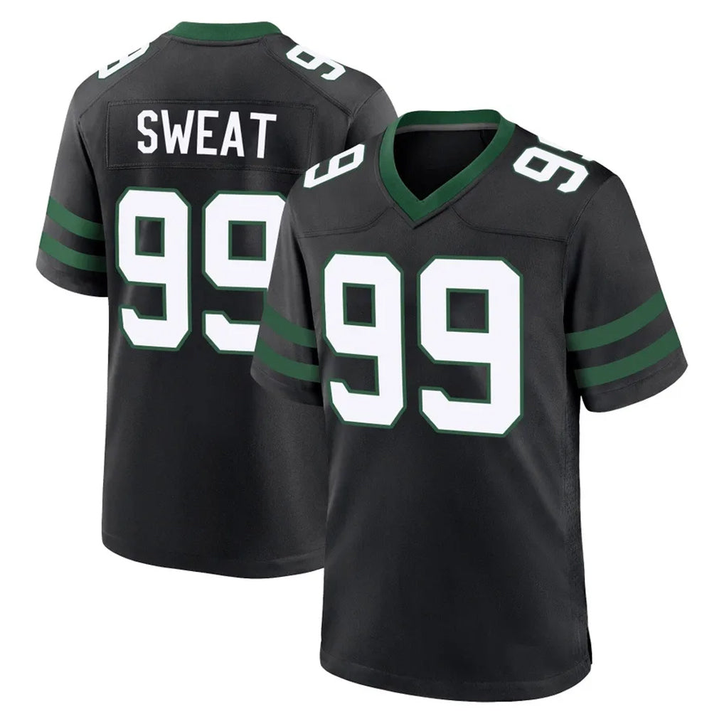 NY.Jets #99 T'Vondre Sweat Player Black Legacy Home Game Ldoa Stitched Jerseys