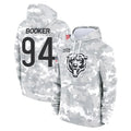 C.Bears #94 Austin Booker Player Arctic Camo Salute to Service Pullover Hoodies Limited Ldoa Stitched Jerseys