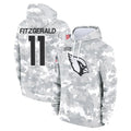 A.Cardinals #11 Larry Fitzgerald Player Arctic Camo Salute to Service Limited Hoodie Ldoa Stitched Jerseys