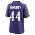 B.Ravens #44 Marlon Humphrey Player Purple Home Game Ldoa Stitched Jerseys