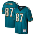 J.Jaguars #87 Keenan McCardell?Player Teal Mitchell & Ness Legacy Home Game Ldoa Stitched Jerseys