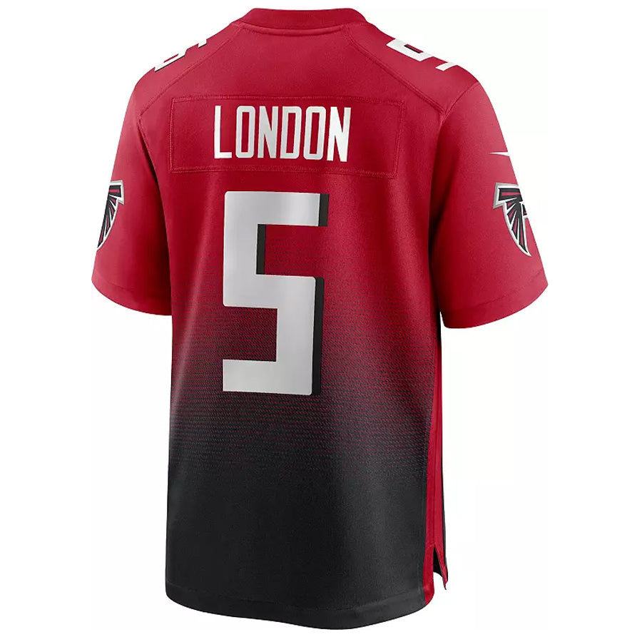 A.Falcons #5 Drake London Player Red Home Game Ldoa Stitched Jerseys