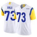 LA.Rams #73 Steve Avila Player White Limited Vapor F.U.S.E. Home Game Ldoa Stitched Jerseys