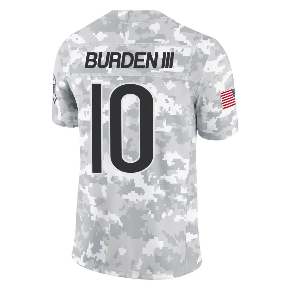 C.Bears #10 Luther Burden III Player Arctic Camo Salute to Service Limited Ldoa Stitched Jerseys