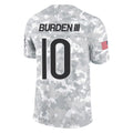 C.Bears #10 Luther Burden III Player Arctic Camo Salute to Service Limited Ldoa Stitched Jerseys