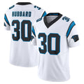 C.Panthers #30 Chuba Hubbard Player White Vapor F.U.S.E. Limited Home Game Ldoa Stitched Jerseys