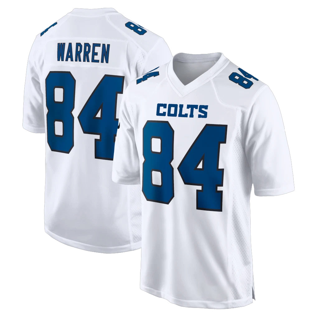 IN.Colts #84 Tyler Warren Player White Tundra Fashion Home Game Ldoa Stitched Jerseys